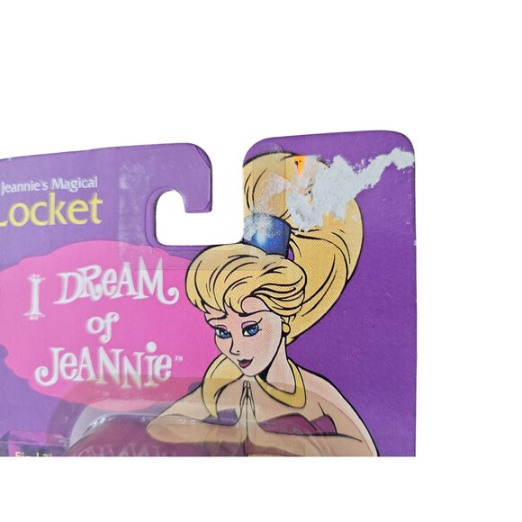 Trendmasters I Dream of Jeannie Magical Locket Vintage Blue Purple Bottle NOS - Picture 5 of 8